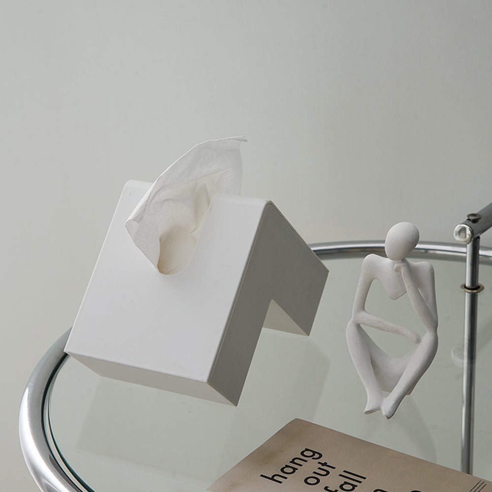 Moderne Tissuebox aus hochwertigem Holz mit Abstraktem Design – Stilvolle Heimdekoration für Wohnzimmer, Schlafzimmer und Büro