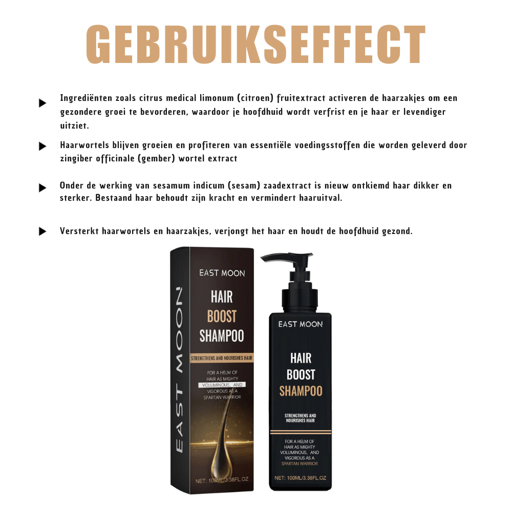 Gembershampoo voor Haargroei 100 ML