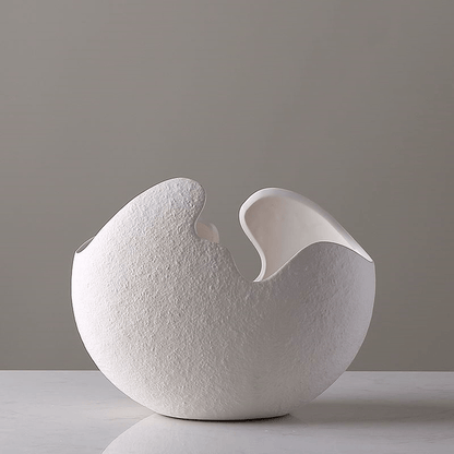 Moderne Keramikvase Weiß für Blumenarrangements – Elegantes Design aus hochwertiger Keramik, Ideal für stilvolle Innendekoration