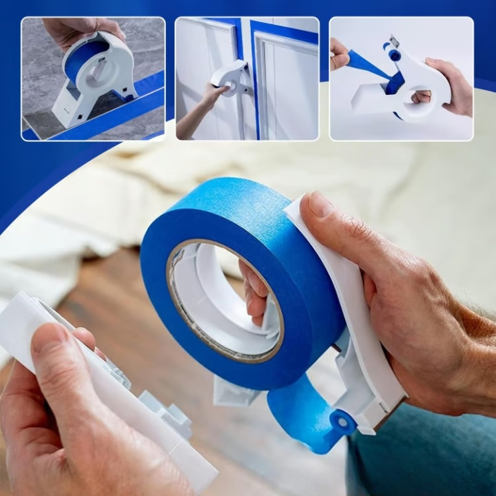 Ziptape Applikator mit Ergonomischem Griff und Integriertem Cutter für Präzise Malergebnisse – Ideal für Saubere Kanten und Gerade Linien