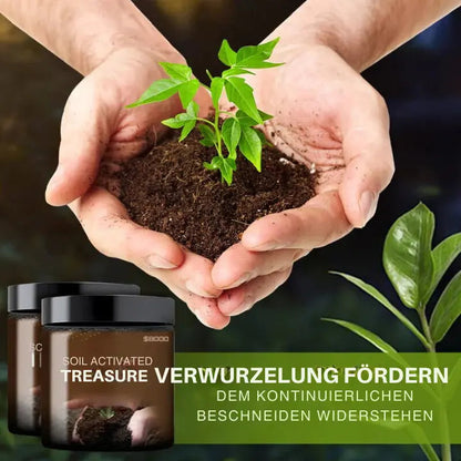 Bodenaktivator für Rasen – Schnelle Wurzelentwicklung in nur 3 Tagen, Nährstoffanreicherung für gesunde Pflanzen