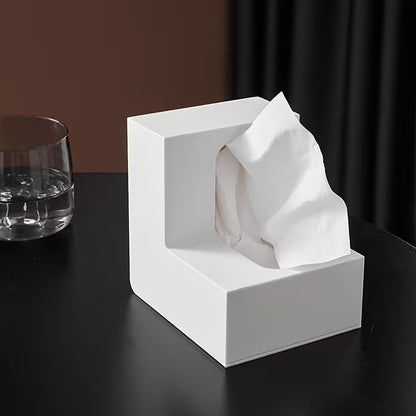 Moderne Tissuebox aus hochwertigem Holz mit Abstraktem Design – Stilvolle Heimdekoration für Wohnzimmer, Schlafzimmer und Büro