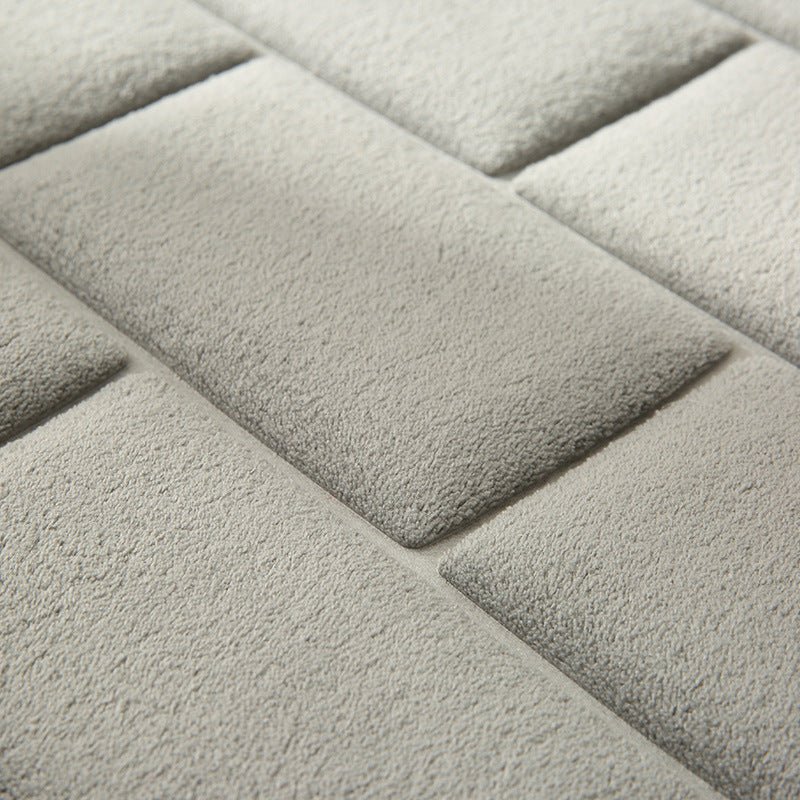 Anti-Rutsch Badezimmermatte mit Ziegelmuster – Schnelltrocknend und Weich, 60x40 cm, Ideal für Dusche und Bad