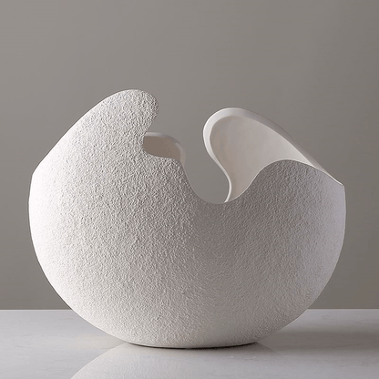 Moderne Keramikvase Weiß für Blumenarrangements – Elegantes Design aus hochwertiger Keramik, Ideal für stilvolle Innendekoration